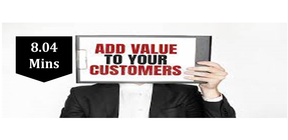 Adding Value for your Customers